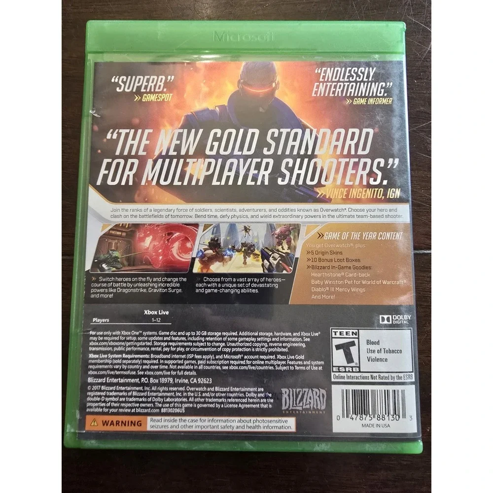 Overwatch - Game of the Year Edition -‎ Microsoft Xbox One